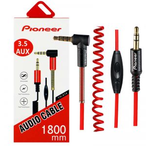 کابل فنری AUX پایونیر مدل YH-414 به طول 1.8 متر