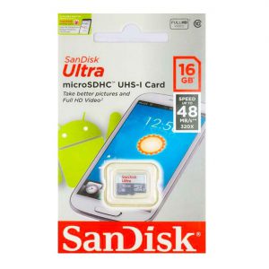 کارت حافظه سن دیسک مدل Ultra سرعت 48MBps ظرفیت 16 گیگابایت