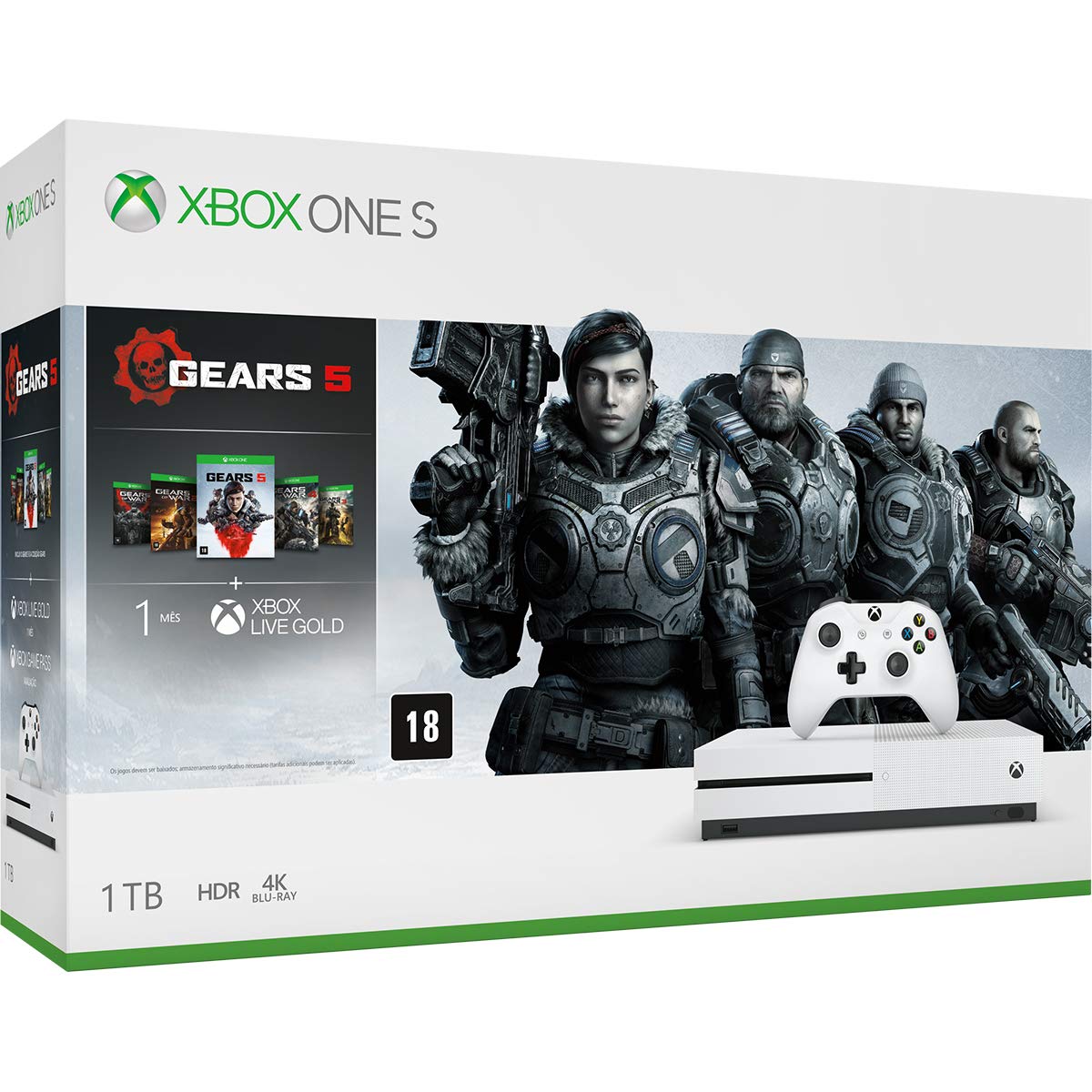 Microsoft Xbox One S 1TB Console - Gears 5 Bundle Microsoft Xbox One S 1TB Console - Gears 5 Bundle
