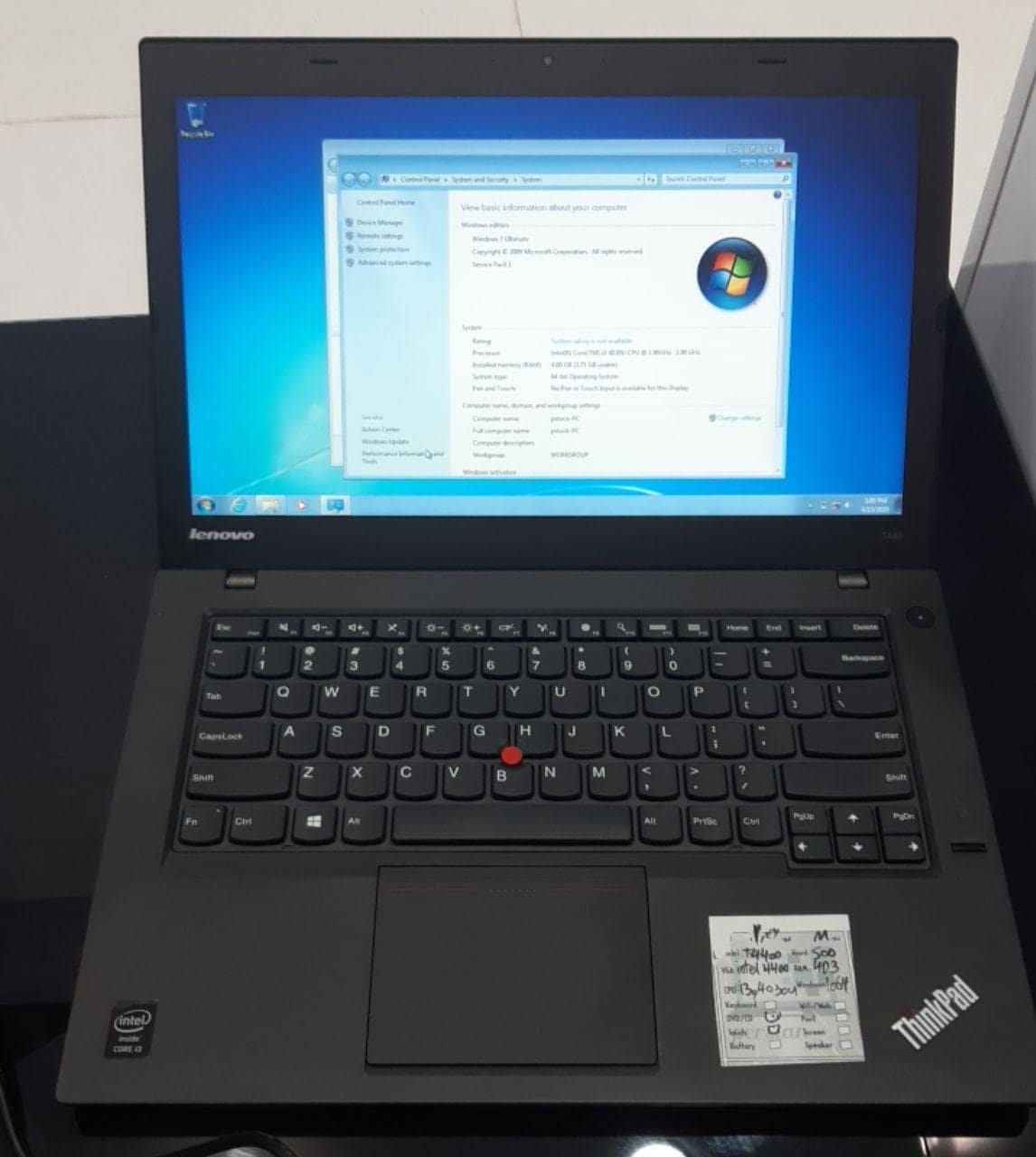 لپ تاپ استوک لنوو مدل T440-3 لپ تاپ استوک لنوو مدل T440-3